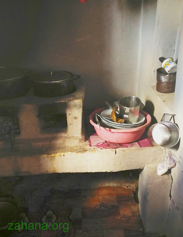 Maja;s new kitchen in Madagascar