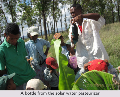 solar water pasteurizer in madagascar