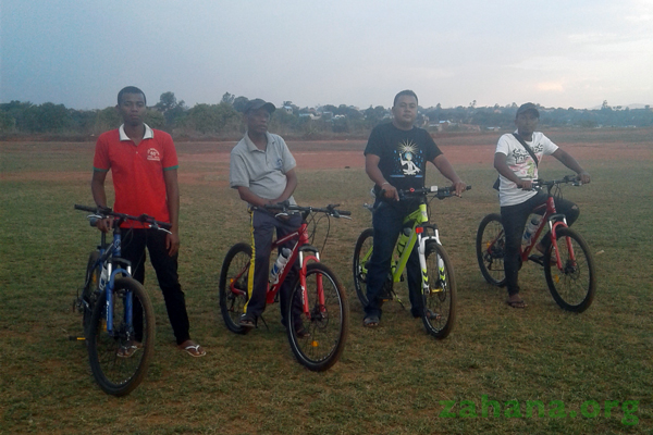 Bicyles bought by Zahana for our inmproved cookstove trainer team