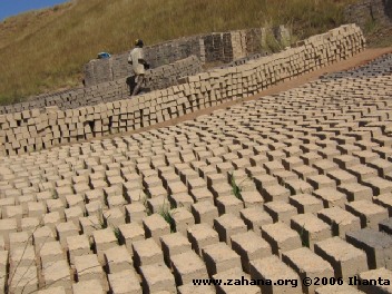 making bricks in Madagascar