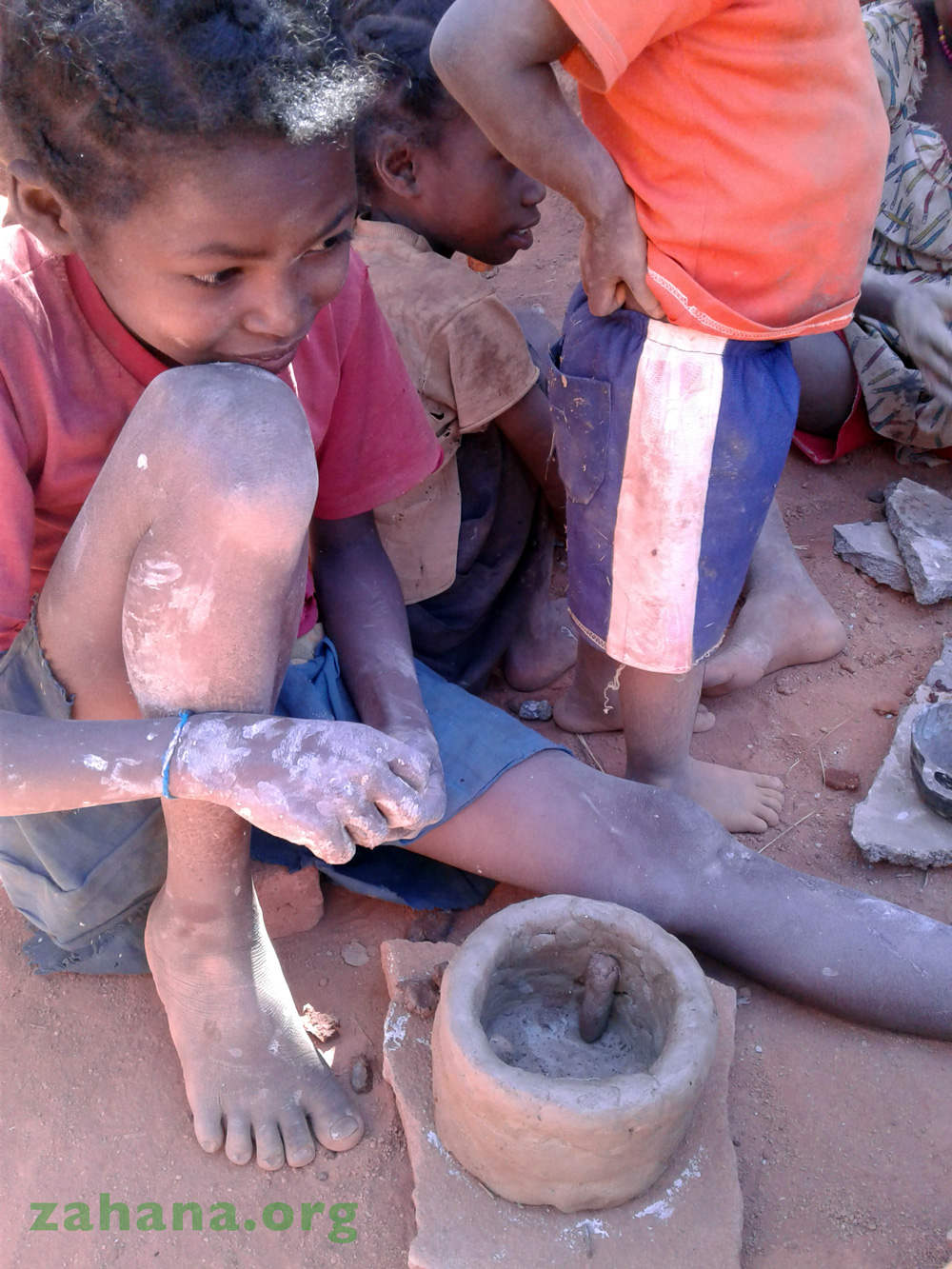 Improved cookstove in Madagascar as a child's toy