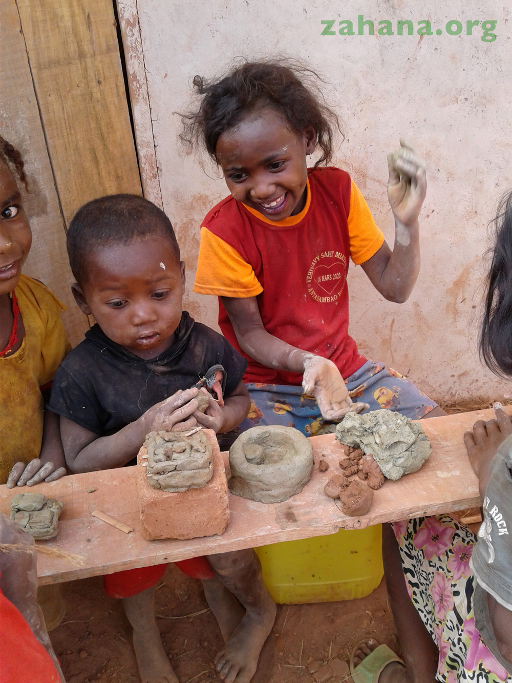 Improved cookstove made my childern as a toy in Madagascar