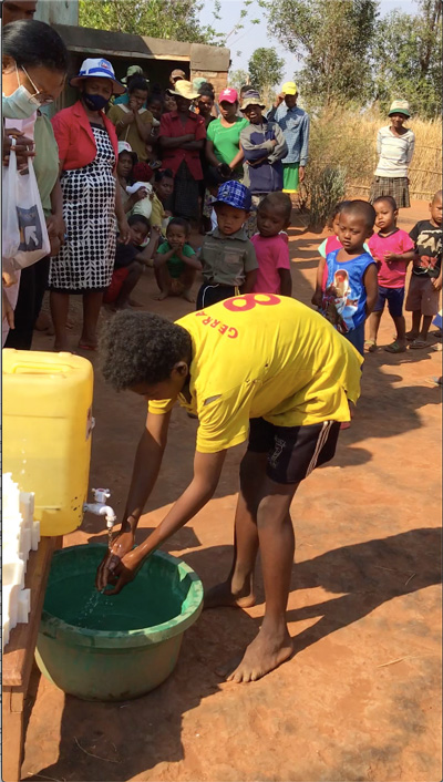 Handwashing Video formZahana Madagascar as part of COVID-19 Prevention