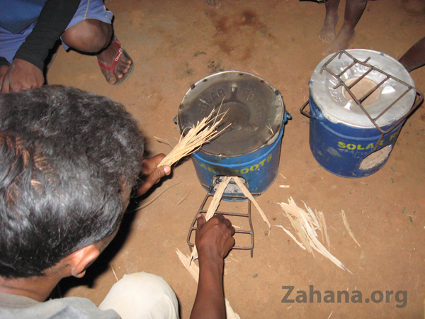 new cookstove introduced to the village by zahaan.org