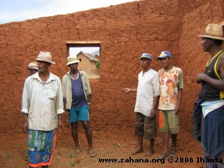 walls of the grain storage in Faidanana Madagascar